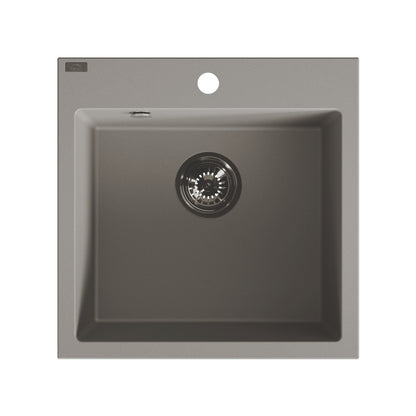 Laveo Alena Granite Sink 1 Bowl - Grey