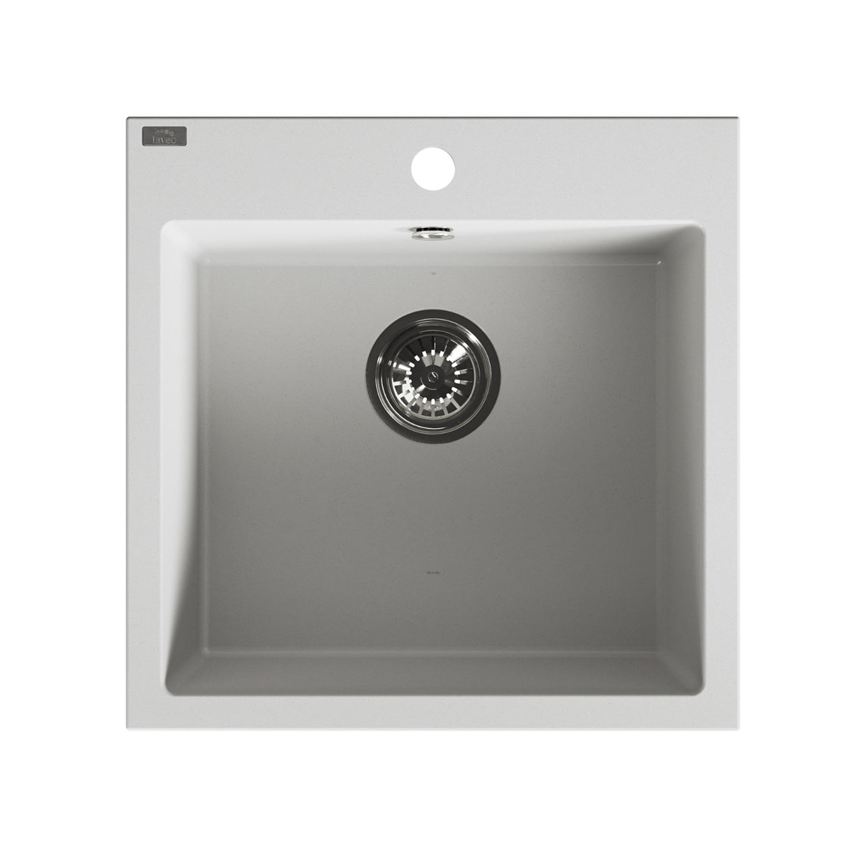 Laveo Alena Granite Sink 1 Bowl - White