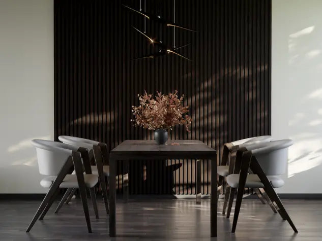 VivlenneWestwoodブラックラインスタイリッシュヴィヴ55VV317 UEI) Interior - Java Black Wall Panel (122x12mm x2.9m) - Cornice