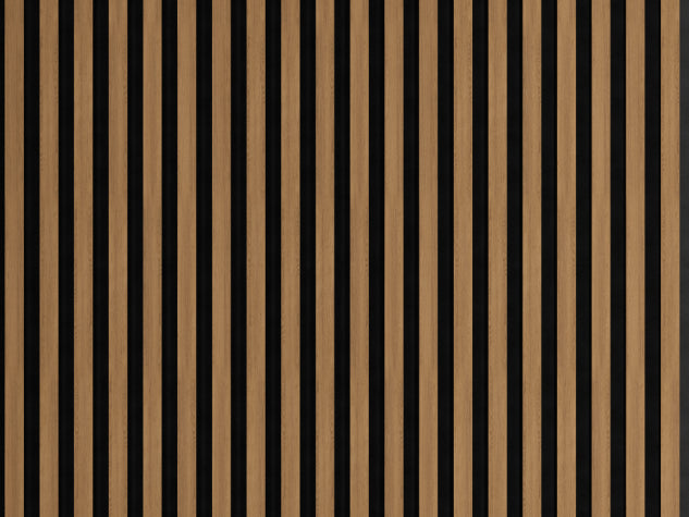 WOODLINE Slim – Black / Light Oak