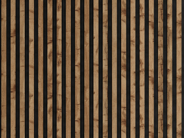 WOODLINE Slim – Black / Wotan Oak