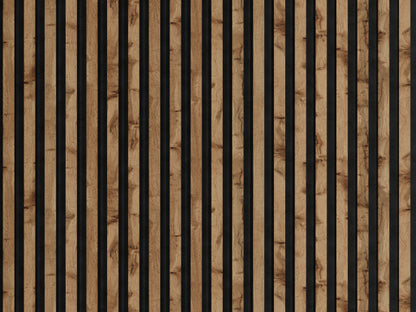 WOODLINE Slim – Black / Wotan Oak