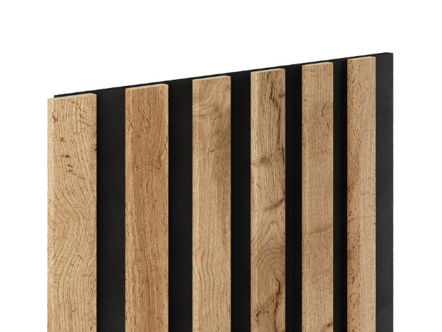 WOODLINE Slim – Black / Wotan Oak