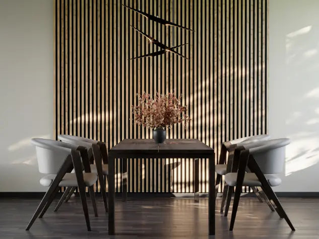 WOODLINE Slim – Black / Wotan Oak