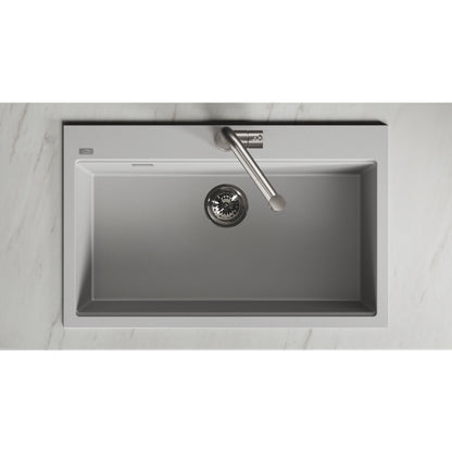 Laveo Tau Granite Sink 1 Bowl 800mm - Grey – product view 4