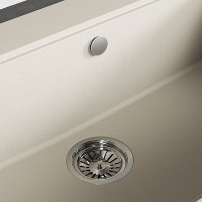 Laveo Tau Granite Sink 1 Bowl 800mm - Beige – product view 3