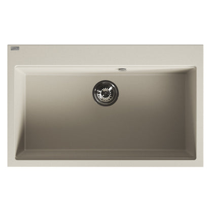 Laveo Tau Granite Sink 1 Bowl 800mm - Beige – product view 5