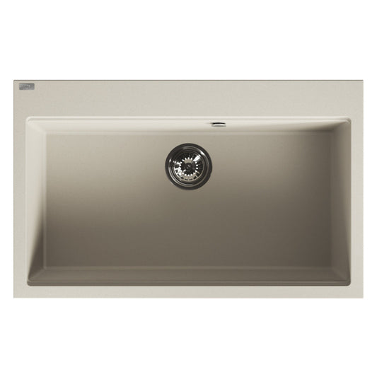 Laveo Tau Granite Sink 1 Bowl 800mm - Beige – product view 5