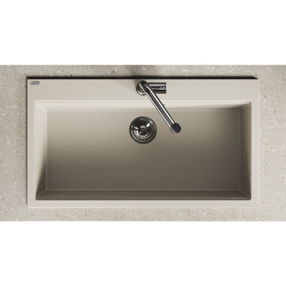Laveo Tau Granite Sink 1 Bowl 900mm - Beach Sand – product view 4