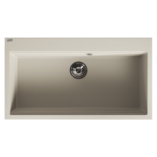 Laveo Tau Granite Sink 1 Bowl 900mm - Beach Sand – product view 5