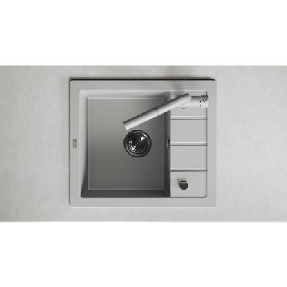 Laveo Trzynastka Granite Sink 1 Bowl - Grey – product view 4