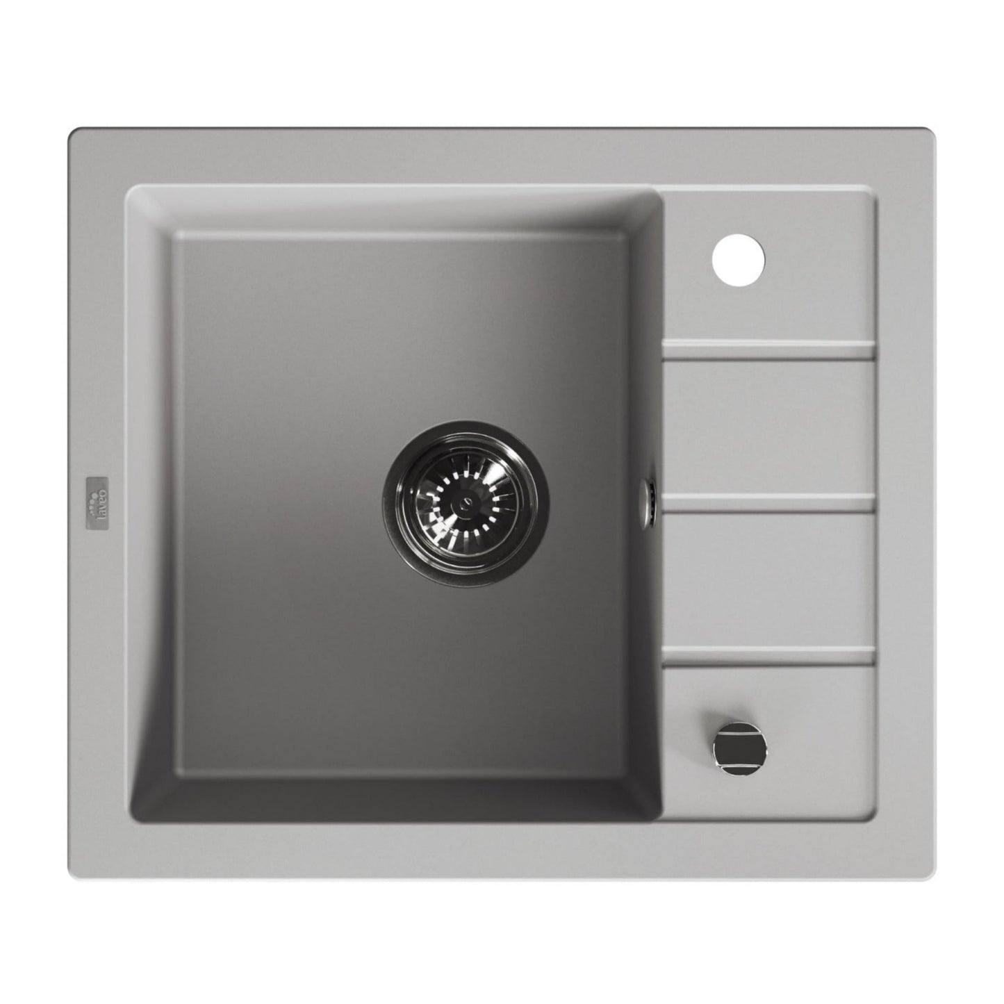 Laveo Trzynastka Granite Sink 1 Bowl - Grey – product view 5