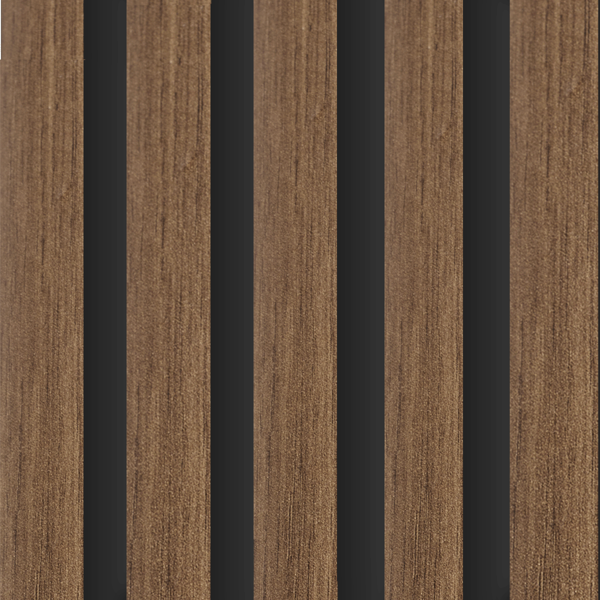 TFC Mouldings Deco-Line Walnut acoustic wall panel