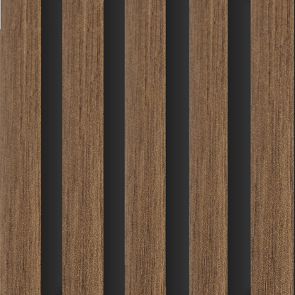 TFC Mouldings Deco-Line Walnut acoustic wall panel