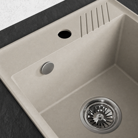 Laveo Hub Granite Sink – Beige – additional product view