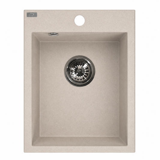 Laveo Chichi Granite Sink 1 Bowl - Beach Sand – Beach Sand – product view 1