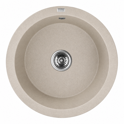 Laveo Dafne Granite Sink 1 Bowl V2 - Beach Sand – Beach Sand – product view 1