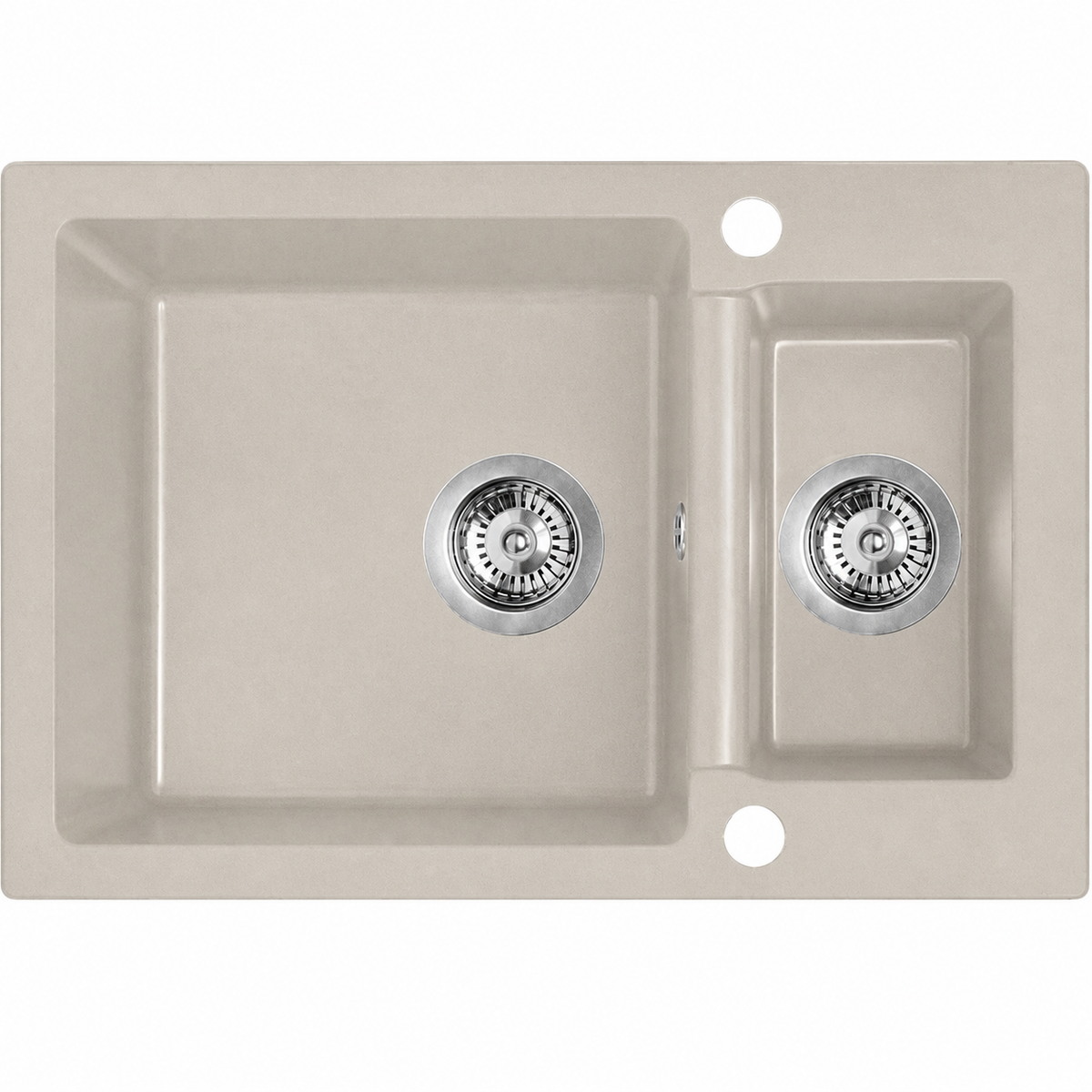 Laveo Celia Granite Sink 1.5 Bowl - Beach Sand – Beach Sand – product view 1