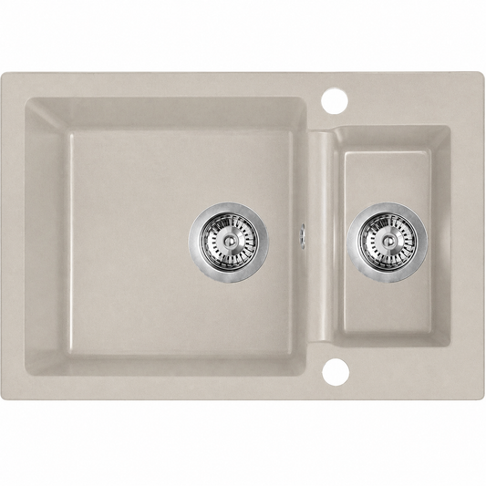 Laveo Celia Granite Sink 1.5 Bowl - Beach Sand – Beach Sand – product view 1