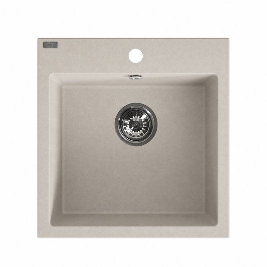Laveo Alena Granite Sink 1 Bowl - Beach Sand – Beach Sand – product view 1