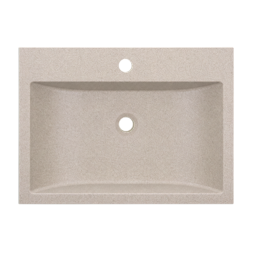 Laveo - Albano Granite Washbasin - Beach Sand – Beach Sand – product view 1