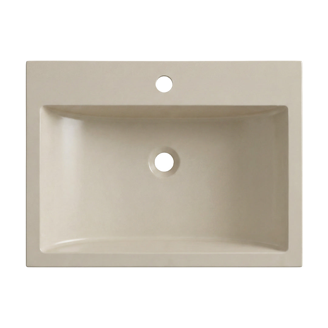 Laveo Albano Jasmine granite washbasin - view 1