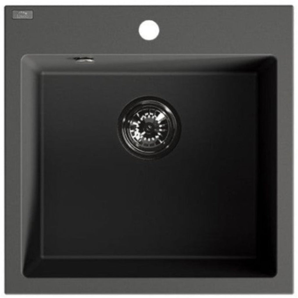 Laveo Alena SBA_V10T Volcano granite sink - view 1