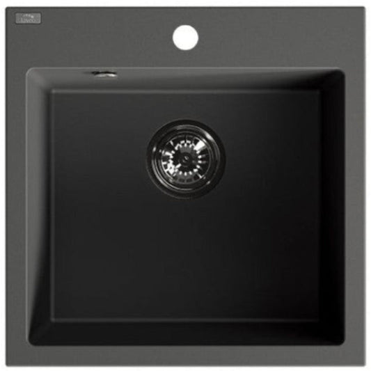 Laveo Alena SBA_V10T Volcano granite sink - view 1