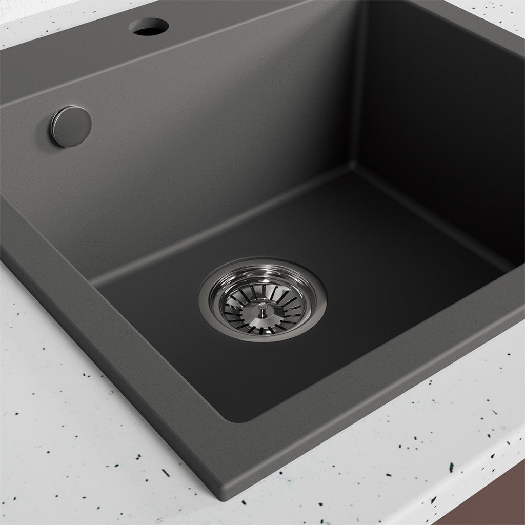 Laveo Alena SBA_V10T Volcano granite sink - view 3