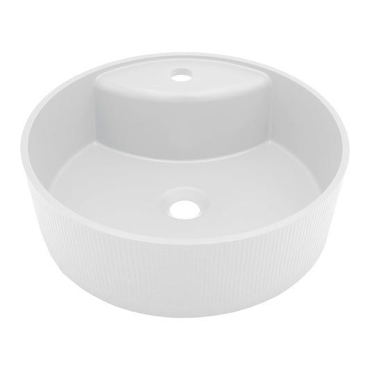 Laveo Cliff White granite washbasin