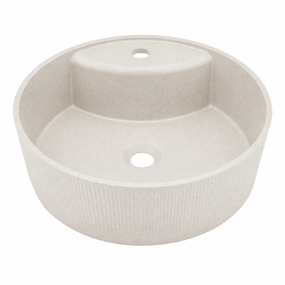 Laveo Cliff grooved granite countertop basin in Jasmine