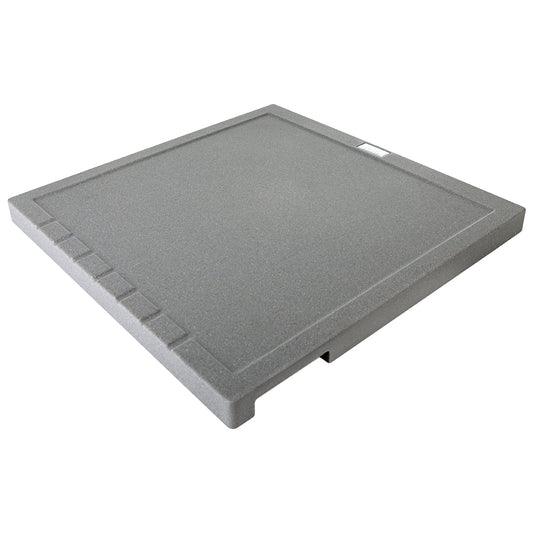 Laveo Halvo OBA_510T grey granite drainer - angled product view