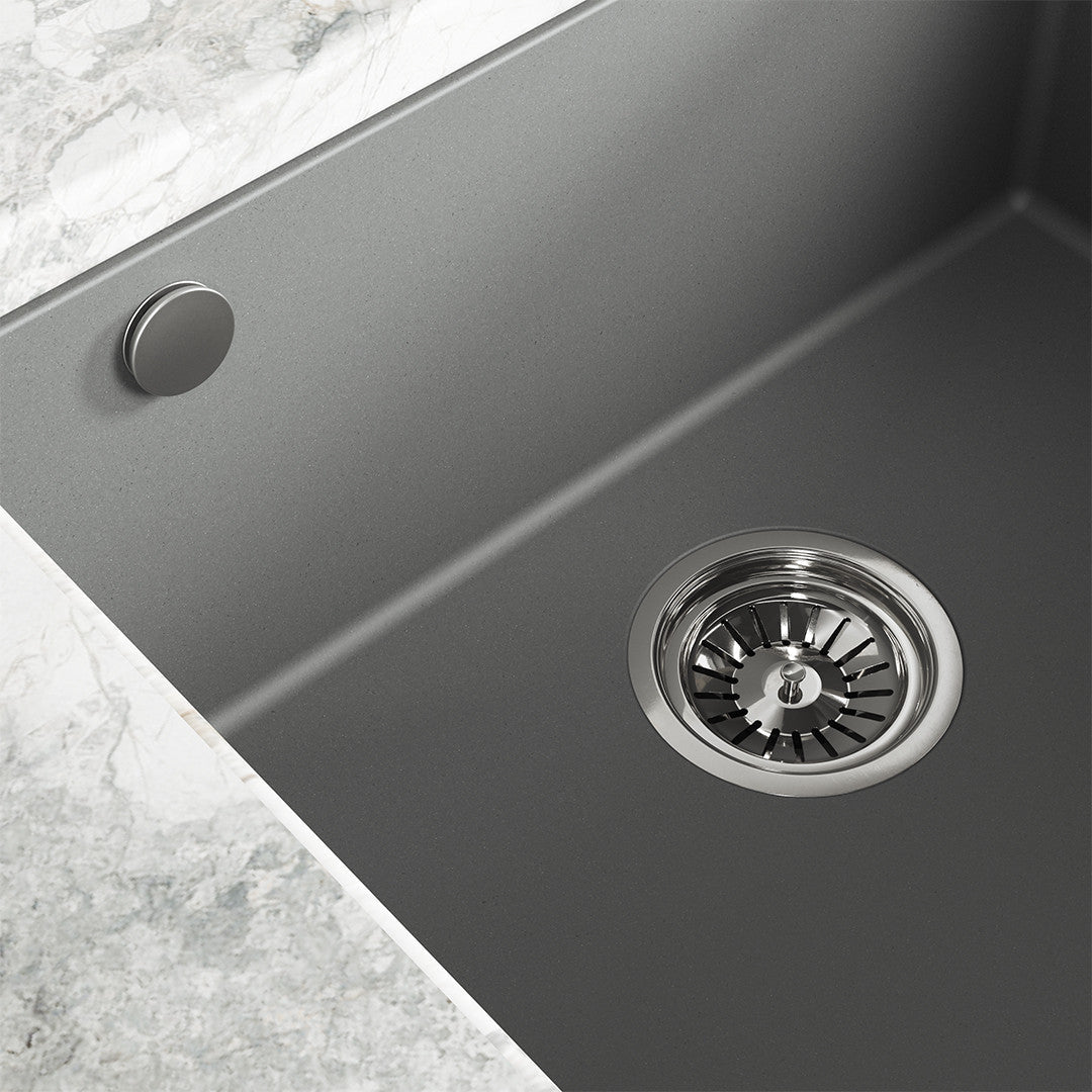 Laveo Ibiza SBI_V10U Volcano undermount granite sink - view 3