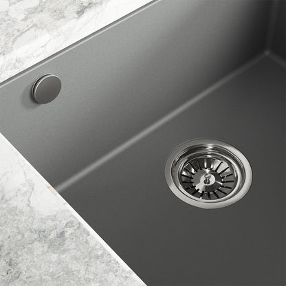 Laveo Ibiza SBI_V10U Volcano undermount granite sink - view 3