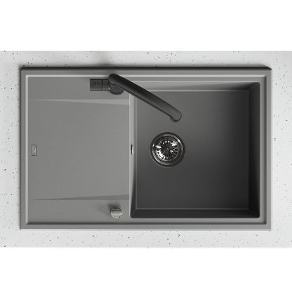 Laveo Megalo SBE_V21T Volcano granite sink - view 2