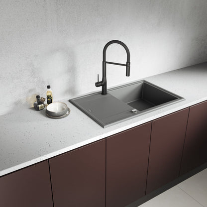 Laveo Megalo SBE_V21T Volcano granite sink - view 4