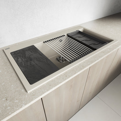 Laveo Tau Granite Sink - Jasmine - SBT_J109 – additional product view