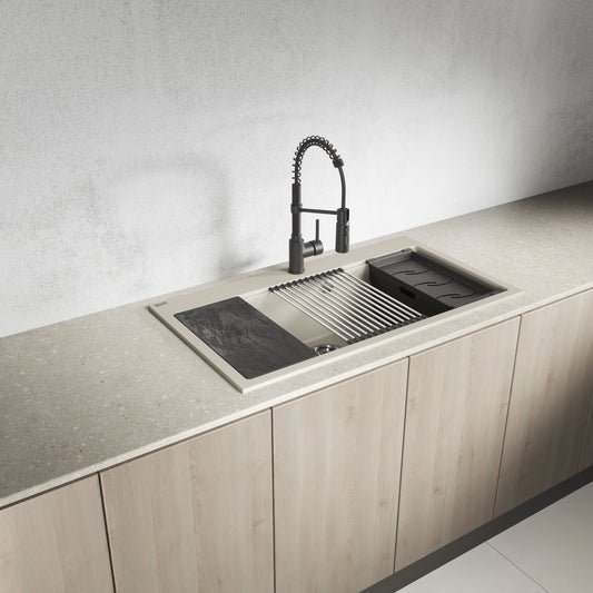 Laveo Tau Granite Sink - Jasmine - SBT_J109 – SBT_J109