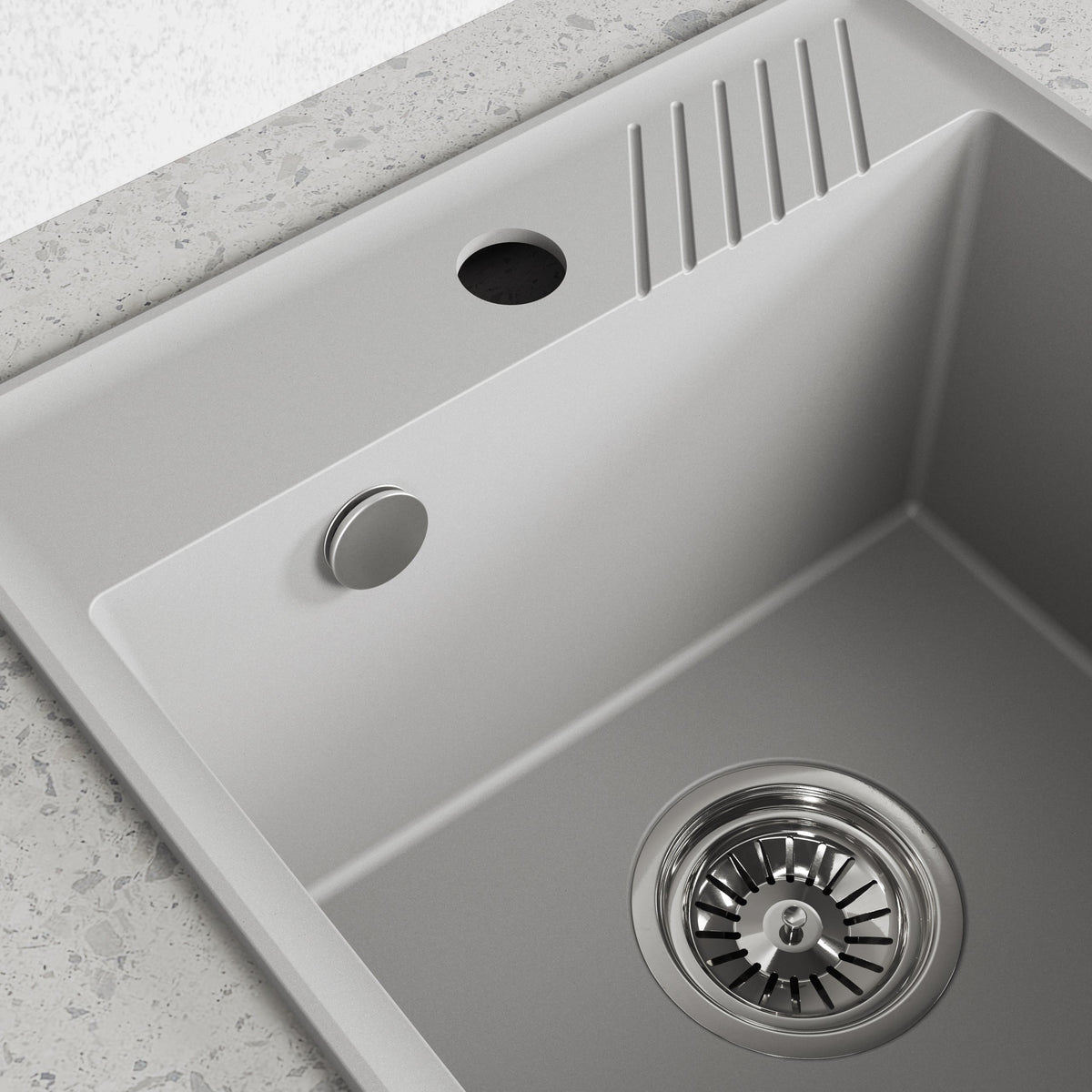 Laveo Hub Granite Sink – Grey – additional product view