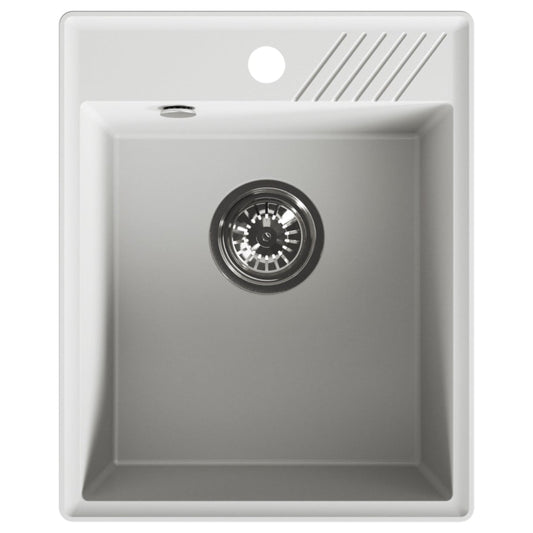 Laveo Hub Granite Sink – White – additional product view
