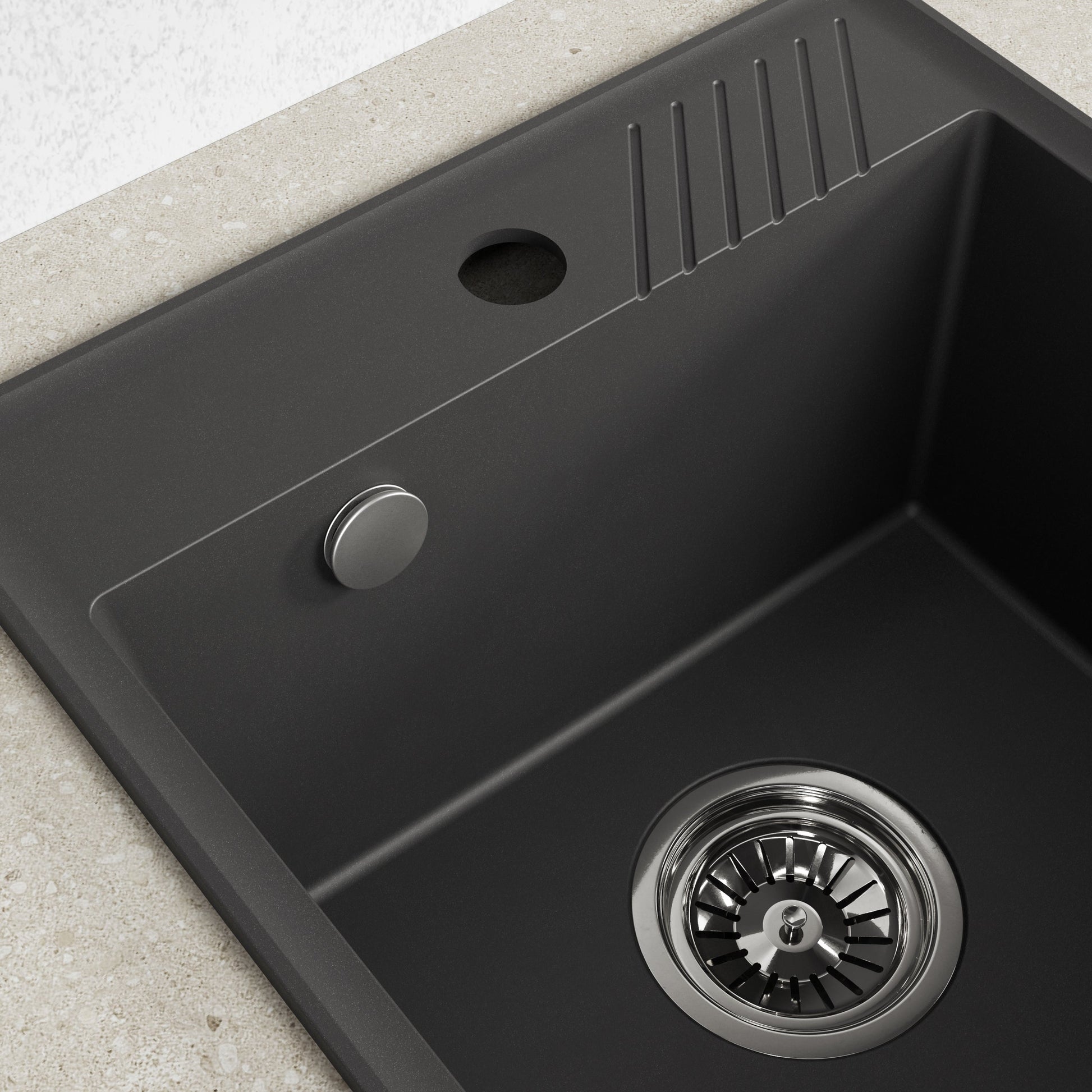 Laveo Hub Granite Sink – Black – additional product view