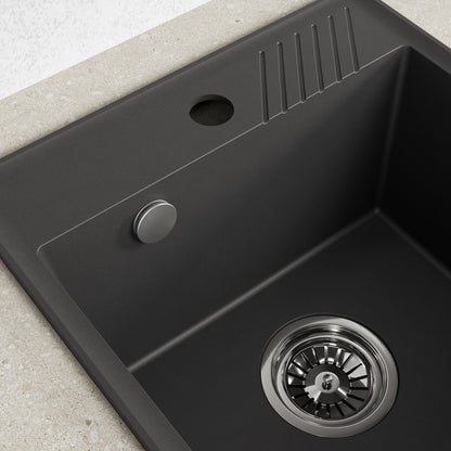 Laveo Hub Granite Sink – Black – additional product view