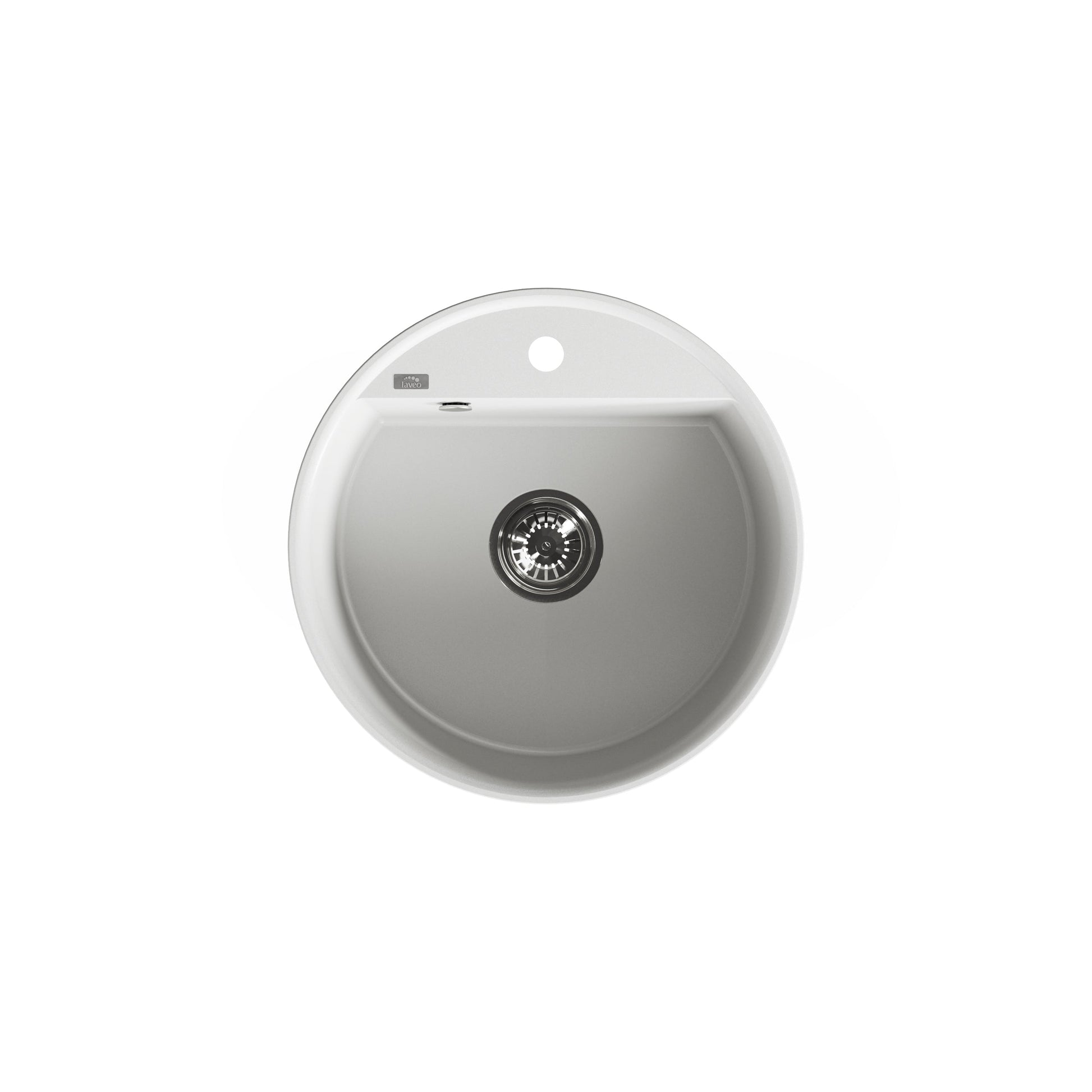Laveo Muna Granite Sink – White – additional product view