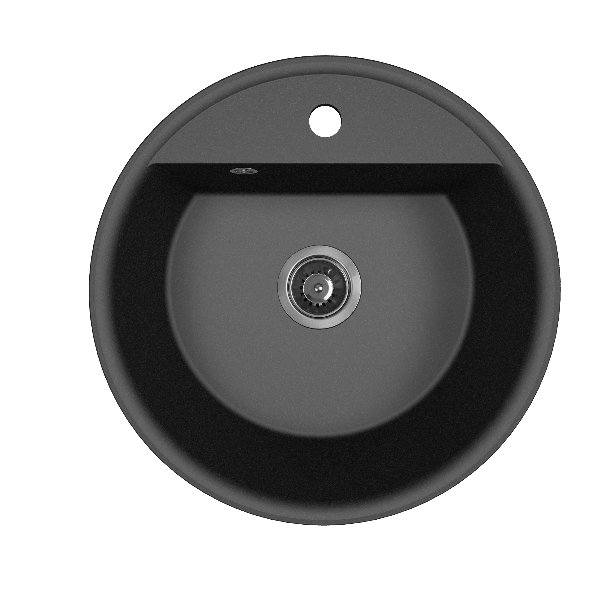 Laveo Muna Granite Sink – Black – SPU_780Y