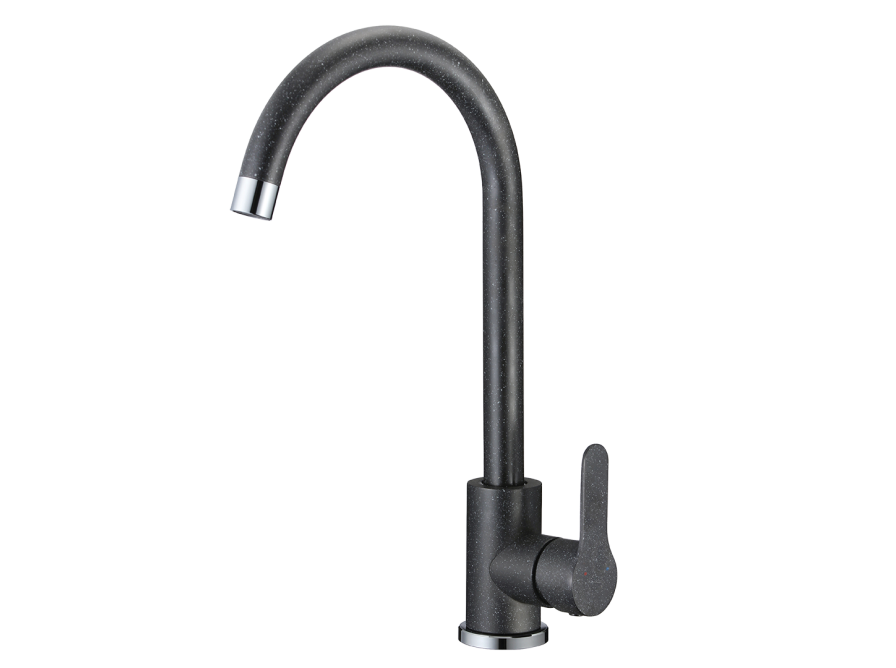 Laveo MONO Kitchen Mixer with U-Spout - Black