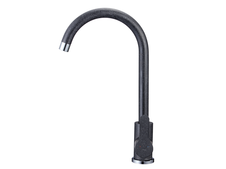 Laveo MONO Kitchen Mixer with U-Spout - Black