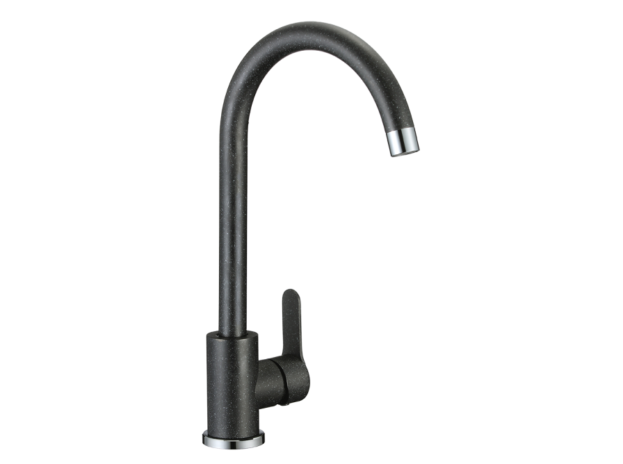 Laveo MONO Kitchen Mixer with U-Spout - Black
