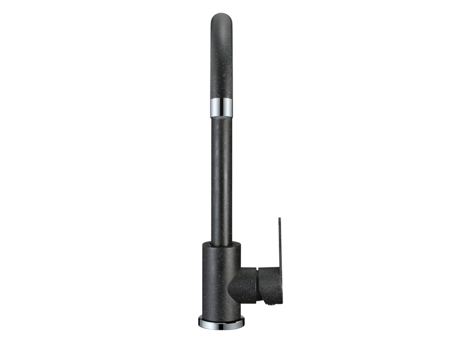 Laveo MONO Kitchen Mixer with U-Spout - Black