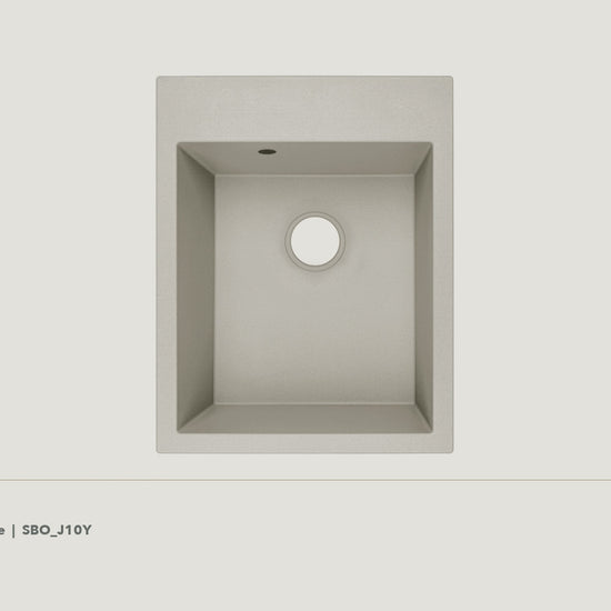 Laveo Monchichi Granite Kitchen Sink Single Bowl 500mm - Jasmine · product video