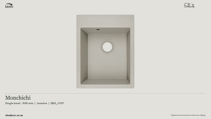 Laveo Monchichi Granite Kitchen Sink Single Bowl 500mm - Jasmine · product video